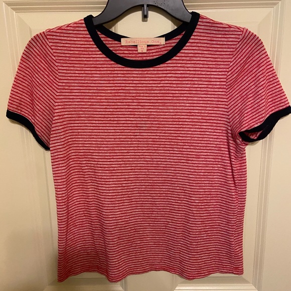 Rebellious One Striped T-shirt - Picture 1 of 1